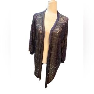 CATHERINES brand cardigan. Size 3X. 26-28W. Gently worn.